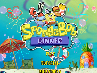 Spongebob Dinner - Juegos de Bob Esponja de bicicleta